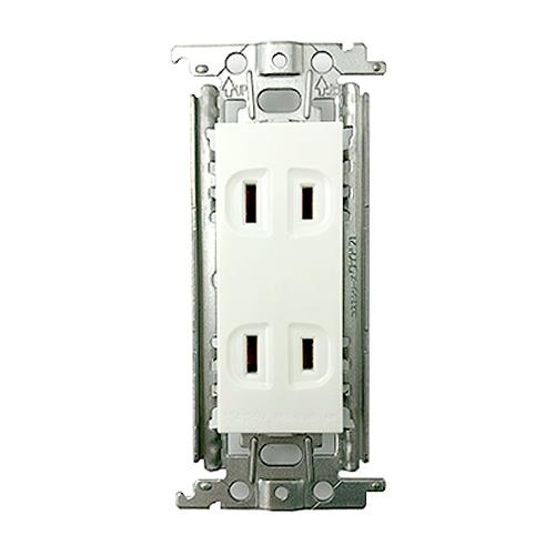 コスモシリーズ 埋込ダブルコンセント <WTF1502WK>