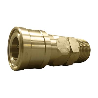 低圧用片路開閉型クイックカップリングSM型(真鍮製) <NL>