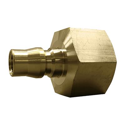 低圧用片路開閉型クイックカップリングPF型(真鍮製) <NL>