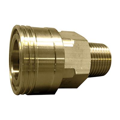中・低圧用両路開放型クイックカップリングSM型 (真鍮製) <TS>