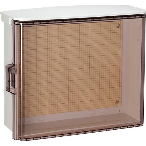 キー付耐候プラボックス汎用屋透明 <OPK>