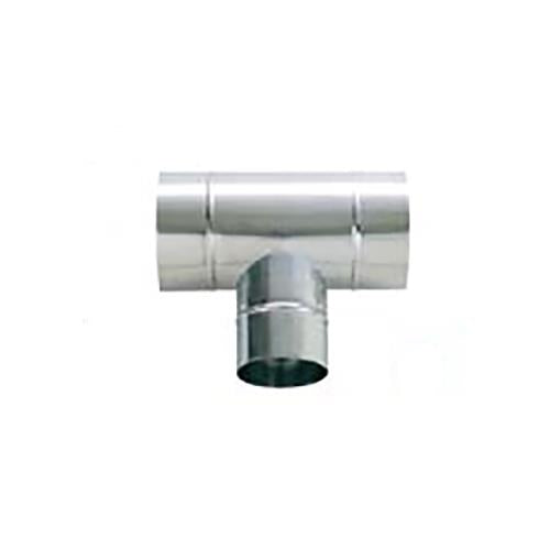 ステンレス製スパイラルダクト T管