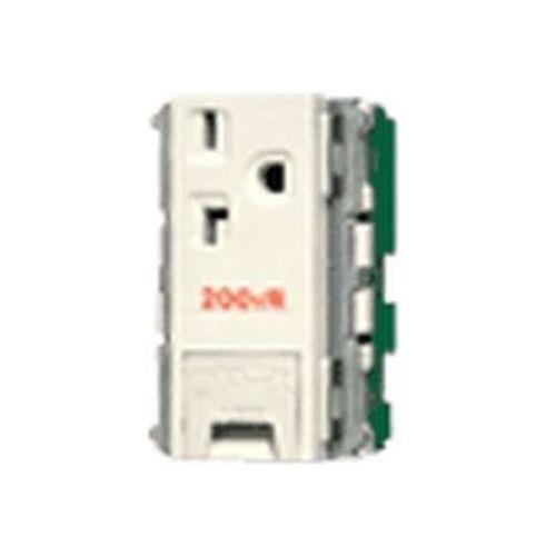 15A・20A兼用埋込アースターミナル付接地コンセント(フラット型) <WN19323>