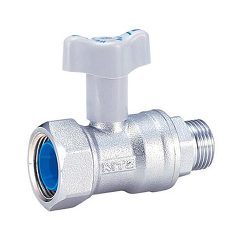 黄銅製給湯器用チャッキ弁交換型給水コア内蔵・異径接続Sボール <S38W-3/4X-15>