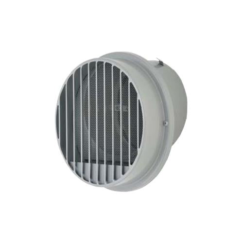 ドレン皿付ベントキャップ(ドレン皿内蔵タイプ・右吹き) 縦ギャラリ・網防火ダンパー付 <AT-BWSMR>
