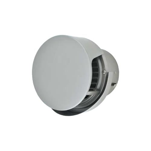 丸形防風板付ベントキャップ(覆い付・ワイド水切タイプ)横ギャラリ・網 <AT-TCWSJ>