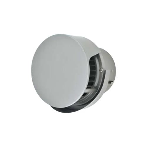 丸形防風板付ベントキャップ(覆い付・ワイド水切タイプ)横ギャラリ・網防火ダンパー付 <AT-TCWSJ>