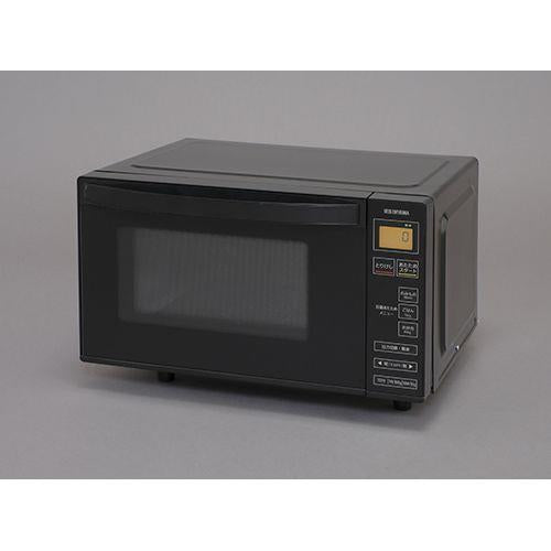 電子レンジ 18L フラットテーブル ブラック