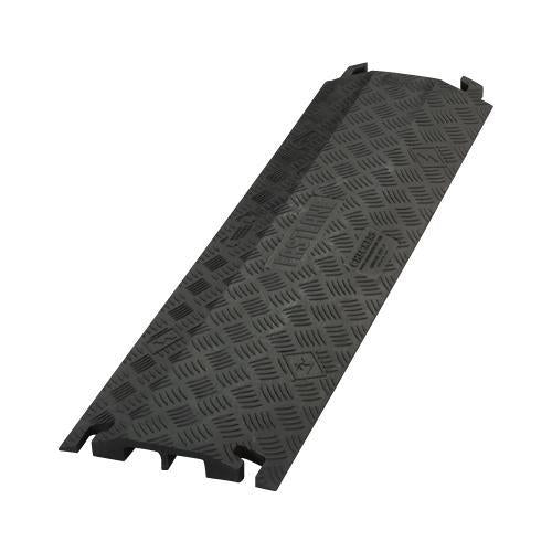 914×273×38.1mm ケーブルプロテクター(2溝/ブラック)