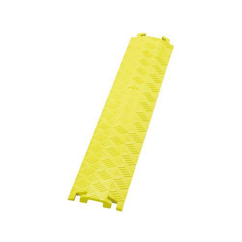 914×133×19mm ケーブルプロテクター(1溝/黄)