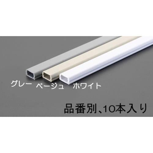 16mm×1.0m モール(プラスチック製/白/10本)