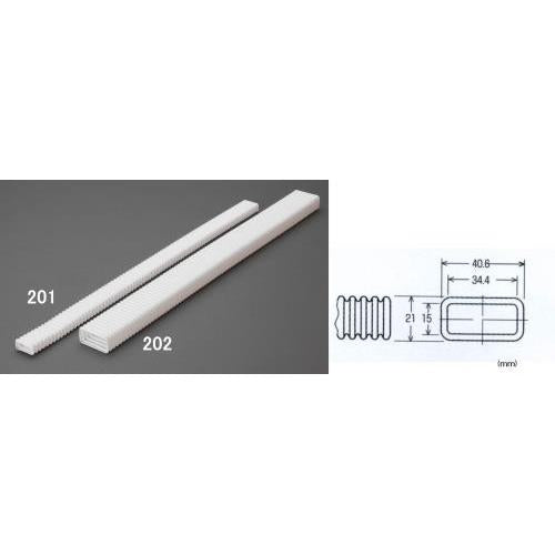 40.6×21×440mm メタルモールフレキ(ホワイト)