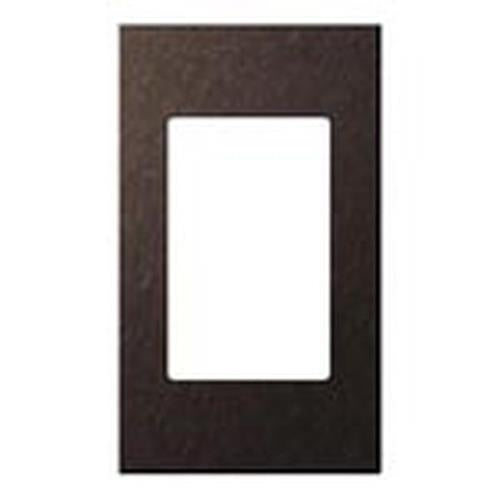 アドバンスシリーズ エクストラメタルスイッチプレート 1連用 バイブレーション仕上げ ブラウン