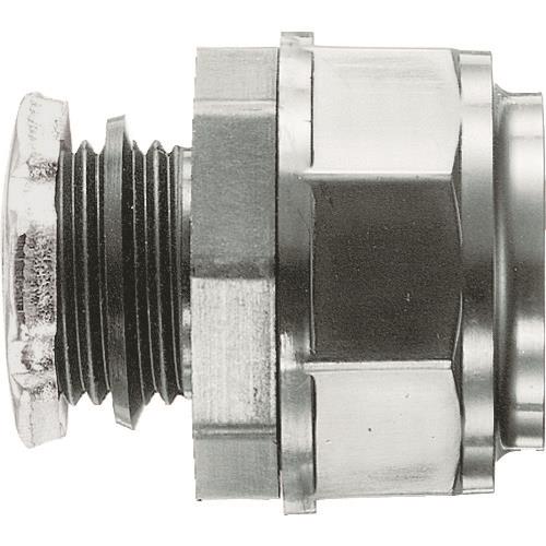 SANKEI ケイフレックス用 コネクタ ノックアウト接続用 樹脂性/黒色品 管用平行おねじ付き KMBGP12