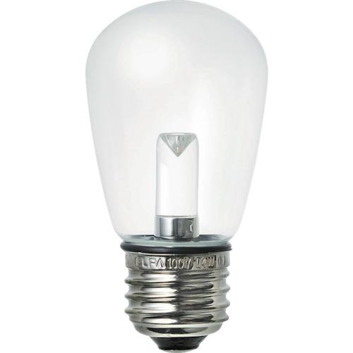 ELPA 電球(LED) LED電球サイン形防水E26 明るさ60lm クリア昼白色相当 LDS1CN-G-GWP905