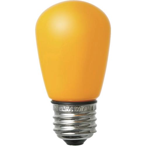 ELPA 電球(LED) LED電球サイン形防水E26 黄 LDS1Y-G-GWP903