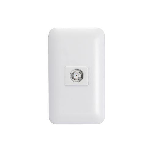 プレート付壁面テレビ端子