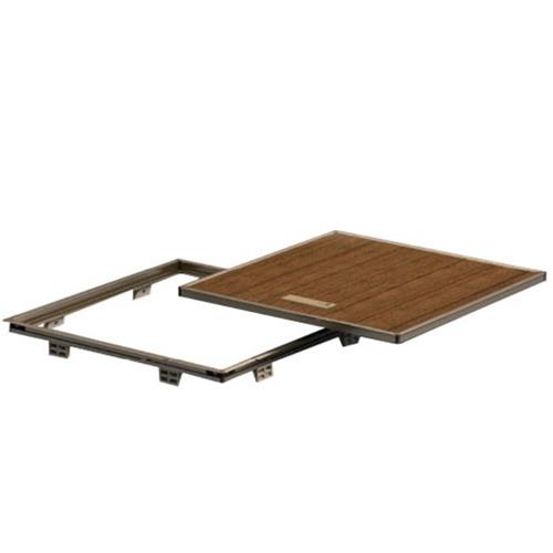 桟レス床下点検口シルバー