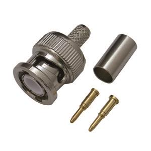 BNC型ストレートプラグ(圧着タイプ)