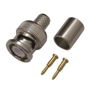 BNC型ストレートプラグ(圧着タイプ)