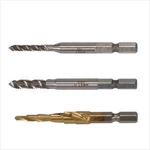 六角軸スパイラルタップ・下穴ドリルセット