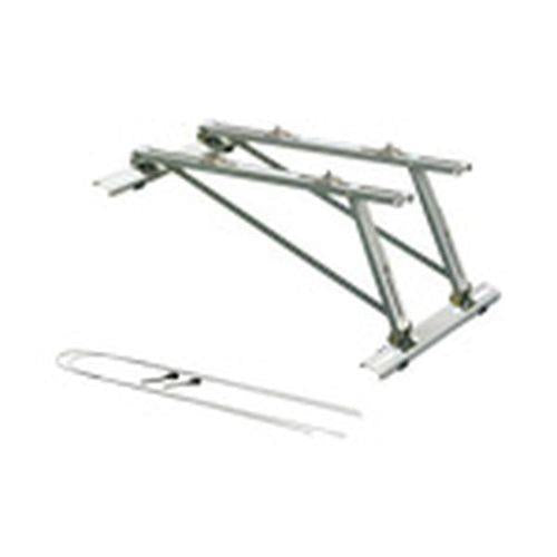 室外機屋根置台(縦置) ZAM製 一般/塩害地用 シルバー