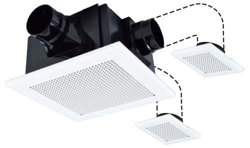 天井埋込形換気扇 2~3部屋用定風量タイプ