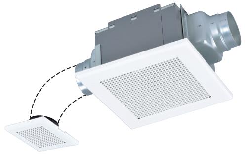 天井埋込形換気扇 2部屋用低騒音形
