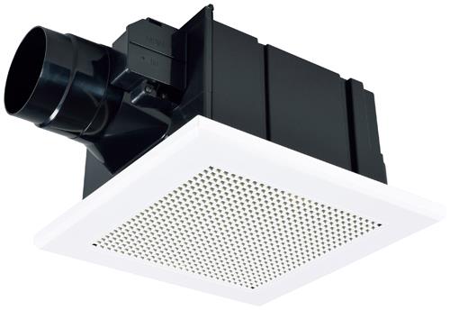 天井埋込形換気扇 低騒音電気式シャッター付