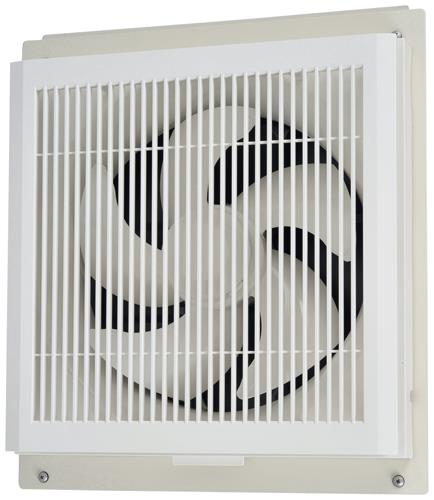 標準換気扇 学校用 格子タイプ 電気式シャッター