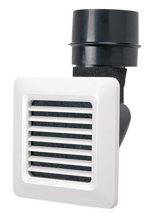 給排気グリル フィルター付風量調節形