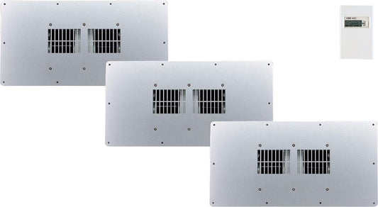 天井裏・床下換気扇 アルミパネルタイプ