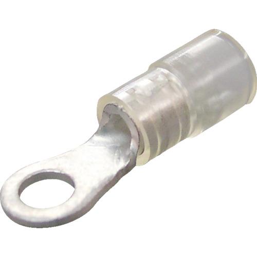 ニチフ 環境配慮形絶縁被覆付丸形端子R形(100個入)より線1.04~2.63外寸9.5mmスタッド径5.3mm