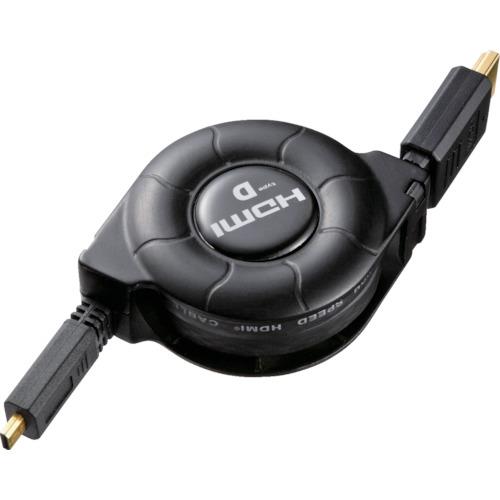 SANWA HDMI変換ケーブル 巻取りタイプ