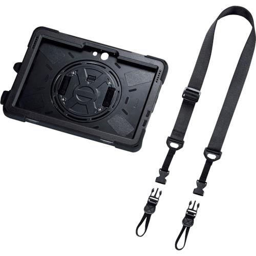 SANWA SurfaceGo2 耐衝撃ケース(ハンドル、スタンド、ショルダーベルト付き)