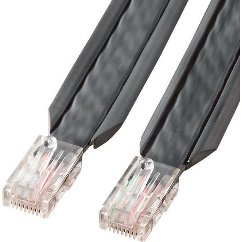SANWA アンダーカーペットLANケーブル(グレー・3m)