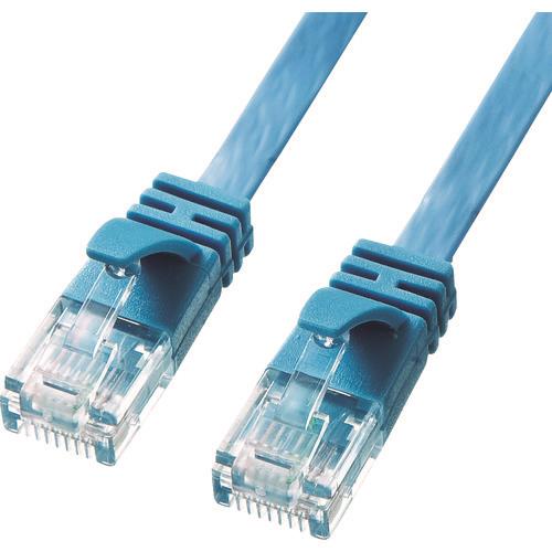 SANWA カテゴリ6AフラットLANケーブル