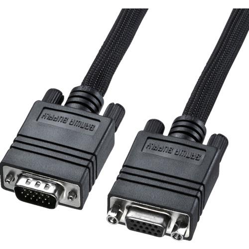 SANWA ディスプレイケーブル 延長用ナイロンメッシュタイプ