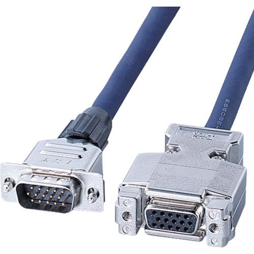 SANWA ディスプレイケーブル 延長用メタルコネクタタイプ