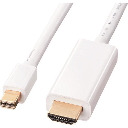SANWA ミニDisplayPort-HDMI変換ケーブル2m