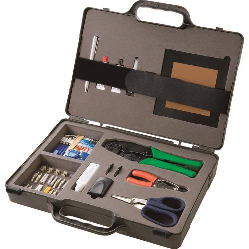 SANWA 光ファイバ自作工具セット(LC・SC両用)