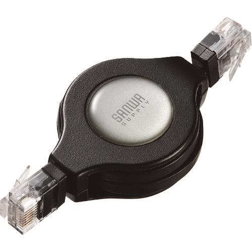SANWA 自動巻取りLANケーブル