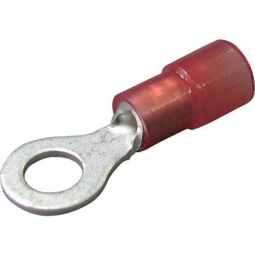 ニチフ 絶縁被覆付圧着端子 R形 (100個入)