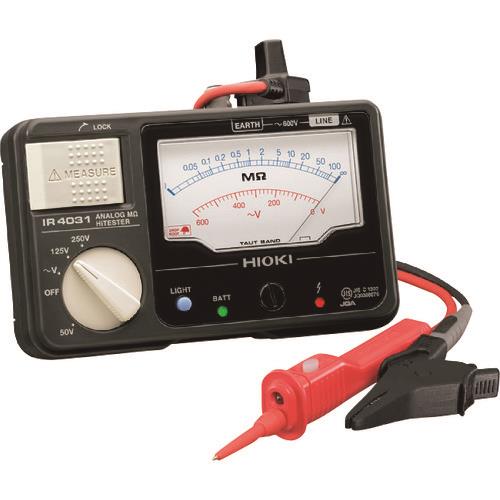 HIOKI アナログ絶縁抵抗計(3レンジ) IR4031-11 書類3点付