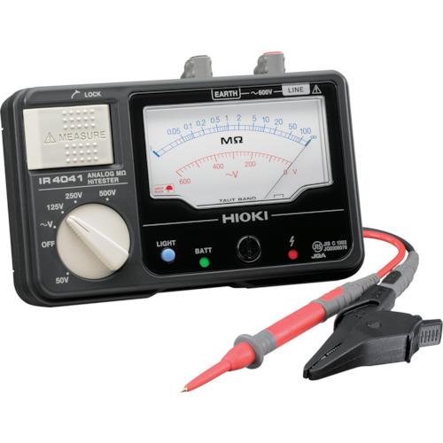 HIOKI アナログ絶縁抵抗計(4レンジ) IR4041-10 書類3点付