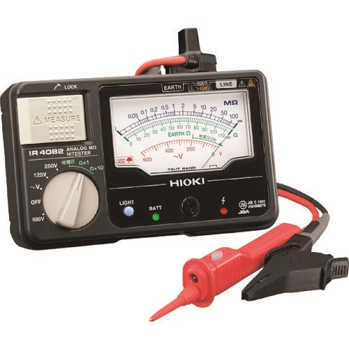 HIOKI アナログ絶縁抵抗計(接地抵抗計付き) IR4082-11 書類3点付