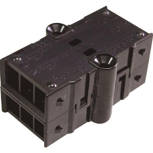 ニチフ プラグジョイントコネクタ ターミナルブロック(分岐)(5個入) 黒 適合電線(単線)1.6・2.0mm