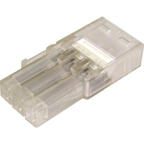ニチフ プラグジョイントコネクタ プラグコネクタ(20個入) 透明 適合電線(単線)1.6・2.0mm