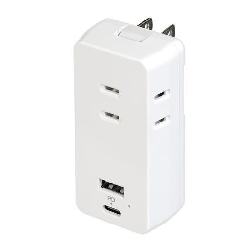 14Aタップ(USBポート2個,コンセント3個)
