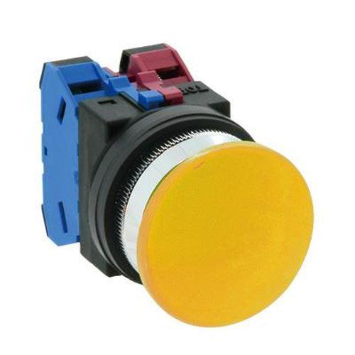 30mm 押しボタンスイッチ(大型・黄)